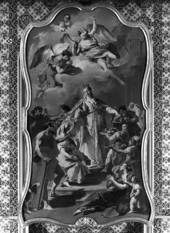   158-Giambattista Pittoni-Elemosina di Sant'Elisabetta - Bad Mergentheim, Schlosskirche